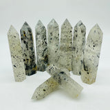 Black Mica Crystal Quartz Tower Points Wholesale -Wholesale Crystals