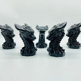 Black Obsidian Dragon Head Carving Wholesale -Wholesale Crystals