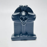 Black Obsidian Tombstone Skull Cross Carving Wholesale -Wholesale Crystals