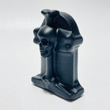 Black Obsidian Tombstone Skull Cross Carving Wholesale -Wholesale Crystals