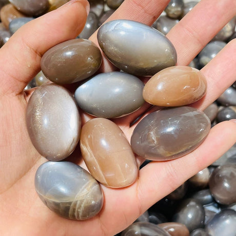 Black Rainbow Sun Stone With Hematite Tumbled Wholesale -Wholesale Crystals