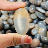 Black Rainbow Sun Stone With Hematite Tumbled Wholesale -Wholesale Crystals