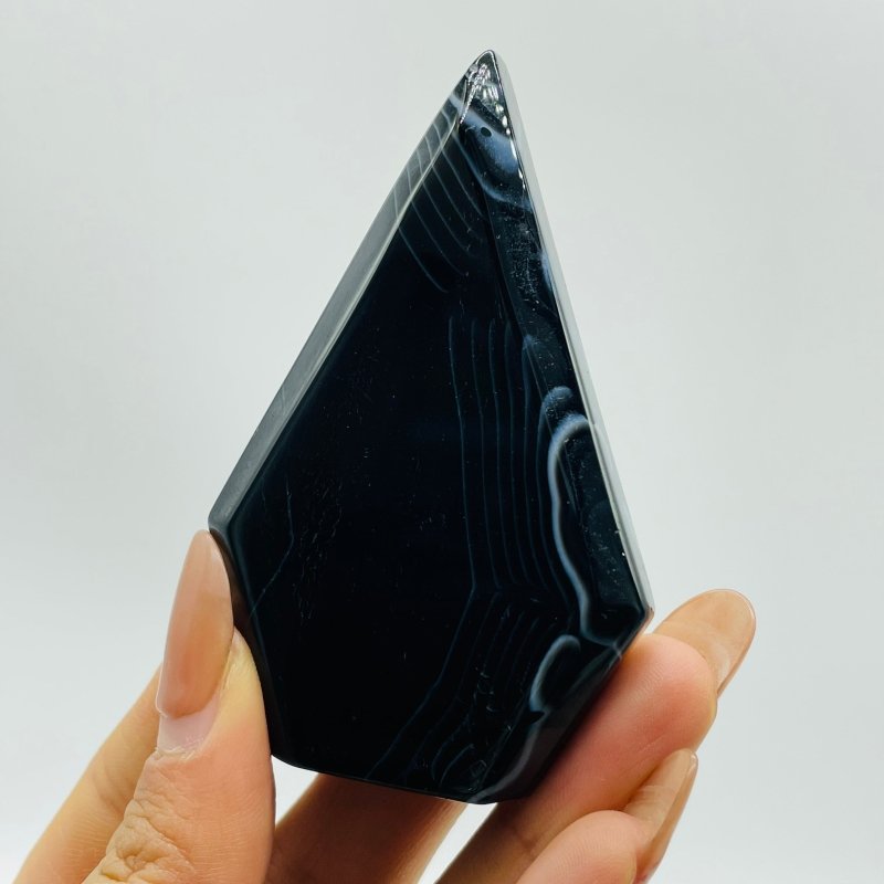 Black Stripe Agate Arrow Head Shape Crystal Wholesale - Wholesale Crystals