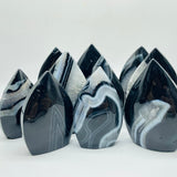 Black Stripe Agate Arrow Head Shape Wholesale -Wholesale Crystals