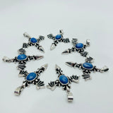 Blue Kyanite DIY Pendant Demon Sword Pendant Wholesale Gothic Sword with Devil Wing -Wholesale Crystals