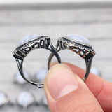 Blue Lace Agate Ring Wholesale - Wholesale Crystals