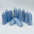 Blue Lace Agate Tower Point Crystal Wholesale -Wholesale Crystals