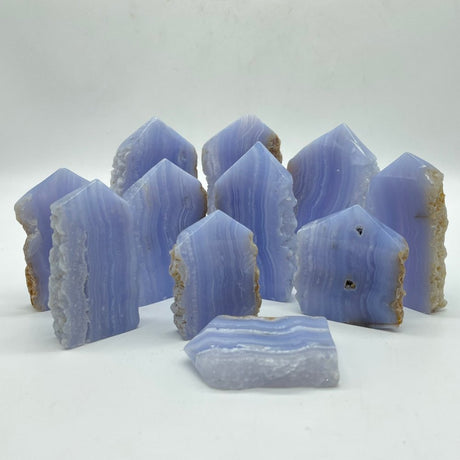 Blue Lace Agate Tower Point Wholesale -Wholesale Crystals