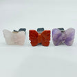 Butterfly Crystal Car Air Vent Clips Car Accessories Rose Quartz Red Jasper -Wholesale Crystals