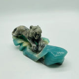 Caribbean Calcite Leopard Carving -Wholesale Crystals