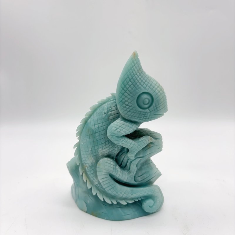 Caribbean Calcite Lizard Crystal Carving -Wholesale Crystals