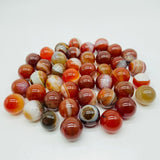 Carnelian Mixed Quartz Stripe Spheres Wholesale -Wholesale Crystals