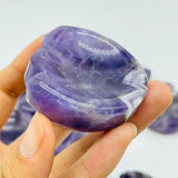 Cat Head Shape Chevron Amethyst Shallow Bowl Wholesale -Wholesale Crystals