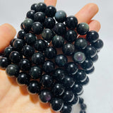 Black Obsidian Stone Bracelet 