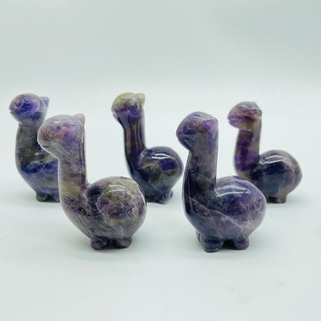 Chevron Amethyst Alpaca Carving Animal Wholesale -Wholesale Crystals