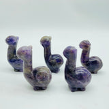 Chevron Amethyst Alpaca Carving Animal Wholesale -Wholesale Crystals