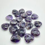 Chevron Amethyst Heart 1.2in(3cm) Wholesale -Wholesale Crystals