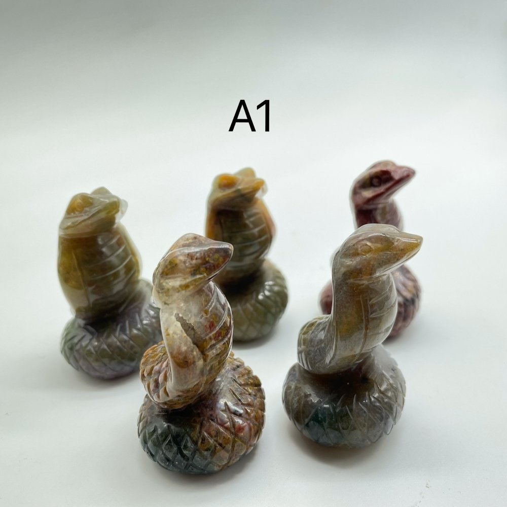 Cobra Crystals Carving Dragon Blood Chevron Amethyst Moss Jade Wholesale -Wholesale Crystals