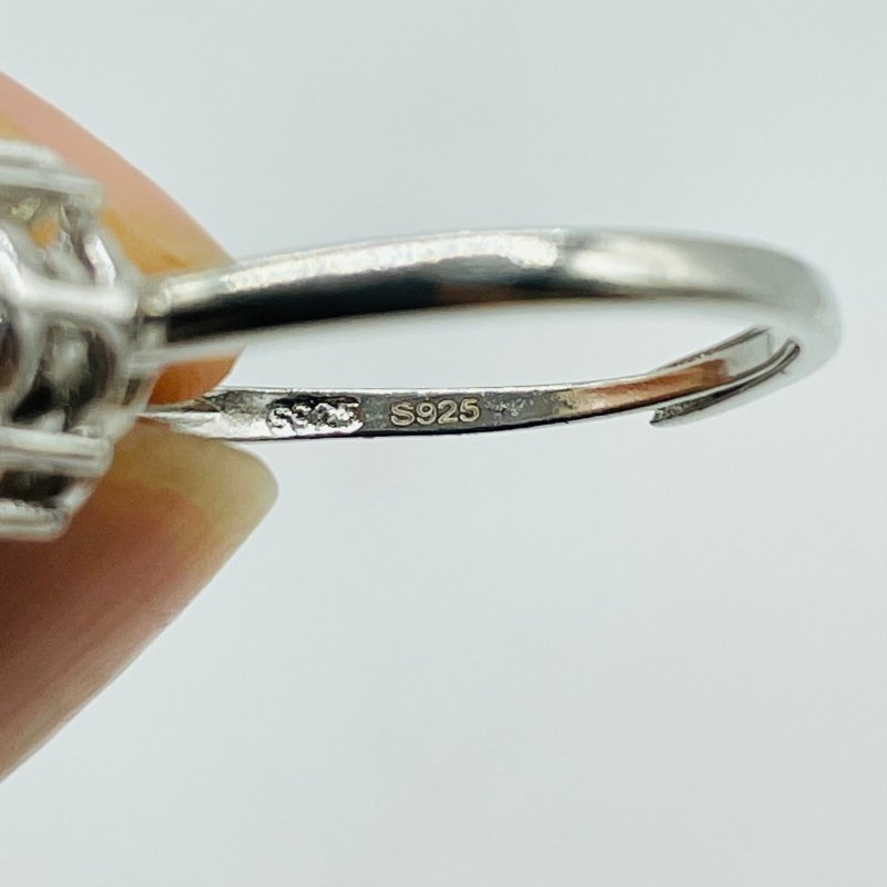 Colorful Tourmaline Gemstone Rotatable Sterling Silver Ring Wholesale -Wholesale Crystals