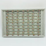 Colorful Tourmaline Gemstone Rotatable Sterling Silver Ring Wholesale -Wholesale Crystals