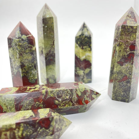 Dragon Blood Stone Tower Point Wholesale -Wholesale Crystals