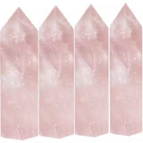 Brazil rose quartz point tower -Wholesale Crystals