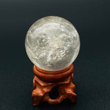 Enhydro Quartz With Rainbow Sphere Moving Bubble -Wholesale Crystals