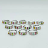 4 Color Beautiful Tourmaline Ring Colorful Gemstone Wholesale -Wholesale Crystals