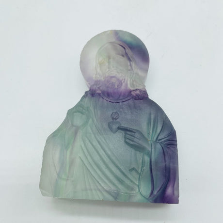 Fluorite Jesus Carving Wholesale -Wholesale Crystals