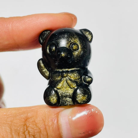 Gold Sheen Obsidian Cute Bear Wholesale -Wholesale Crystals