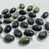 Gold Sheen Obsidian Pendant Charm Wholesale -Wholesale Crystals