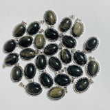 Gold Sheen Obsidian Pendant Charm Wholesale -Wholesale Crystals