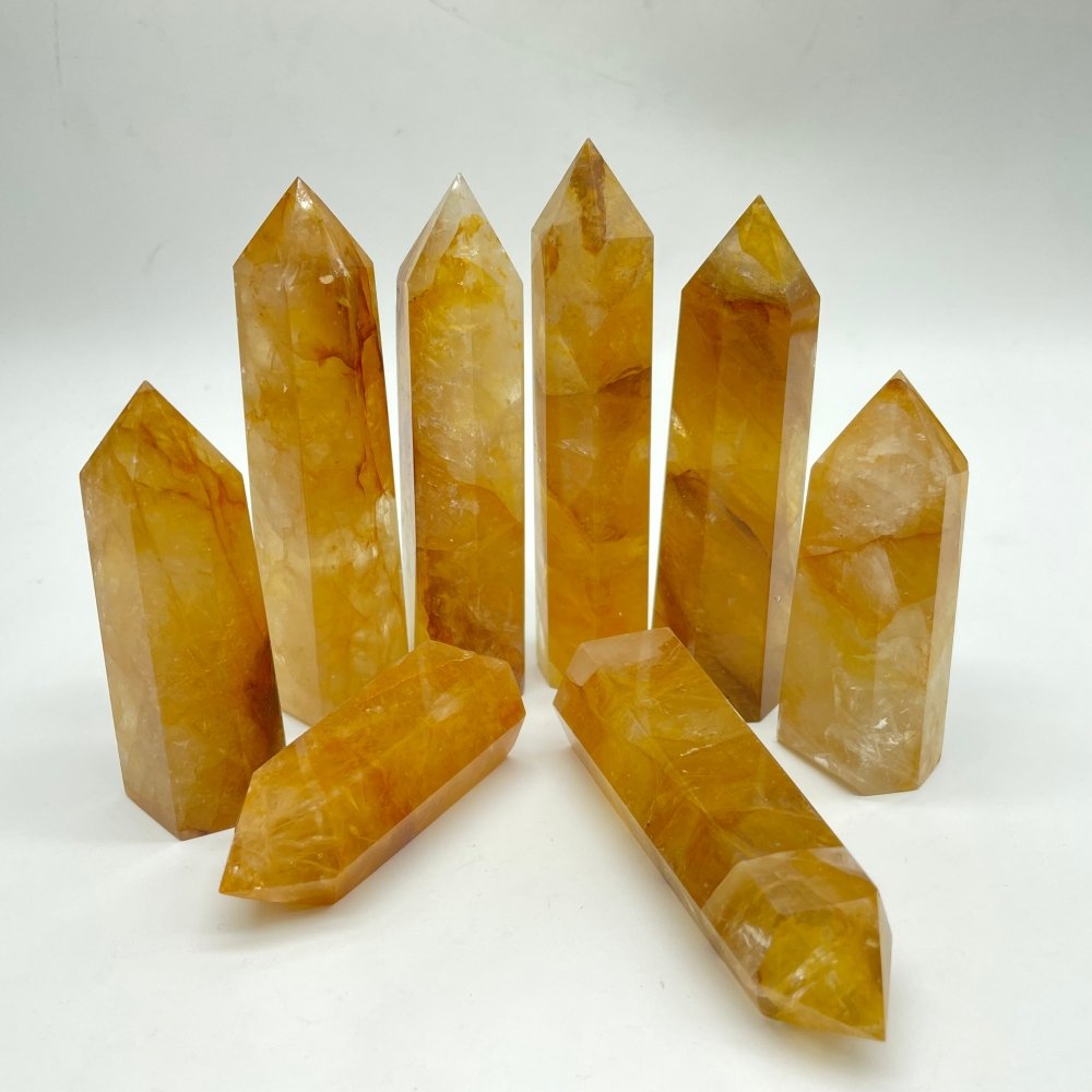 Golden Hematoid Quartz Tower Points Wholesale -Wholesale Crystals