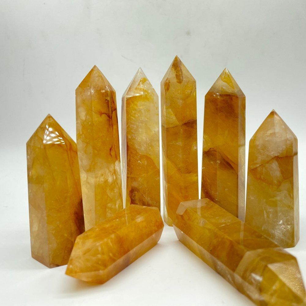 Golden Hematoid Quartz Tower Points Wholesale -Wholesale Crystals