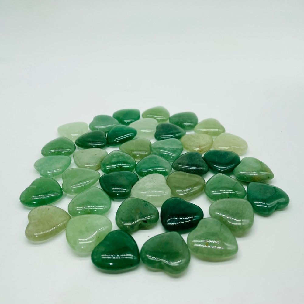 Green Aventurine Heart Stone DIY Pendants Wholesale -Wholesale Crystals