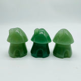 Green Aventurine Mushroom House Carving Wholesale -Wholesale Crystals