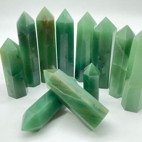 Green Aventurine Stone Points Wholesale Clearance -Wholesale Crystals