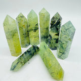 Green Prehnite Tower Point Wholesale -Wholesale Crystals