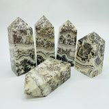 Grey Calcite Four-Sided Tower Point Wholesale -Wholesale Crystals