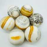 Grey & Yellow Calcite Sphere Ball Wholesale -Wholesale Crystals