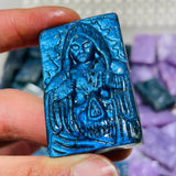 Grim Reaper Death Carving Wholesale Lepidolite Labradorite -Wholesale Crystals