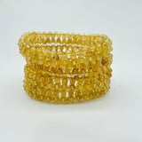 Handwoven Beads Crystal Bracelet Wholesale Rutile Purple Garnet - Wholesale Crystals