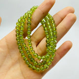 High Grade 3-Loop Peridot Bracelet/Necklace (HGUB05) -Wholesale Crystals