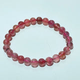 High Grade Clear Red Tourmaline Bracelet (HGUB18) -Wholesale Crystals