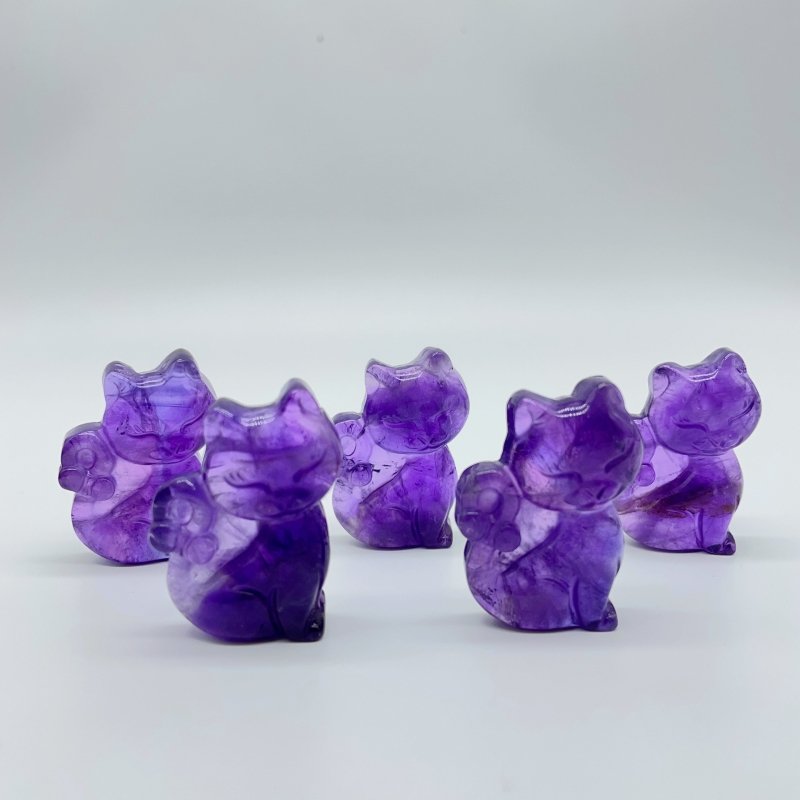 High Quality Amethyst Cat Carving Wholesale -Wholesale Crystals