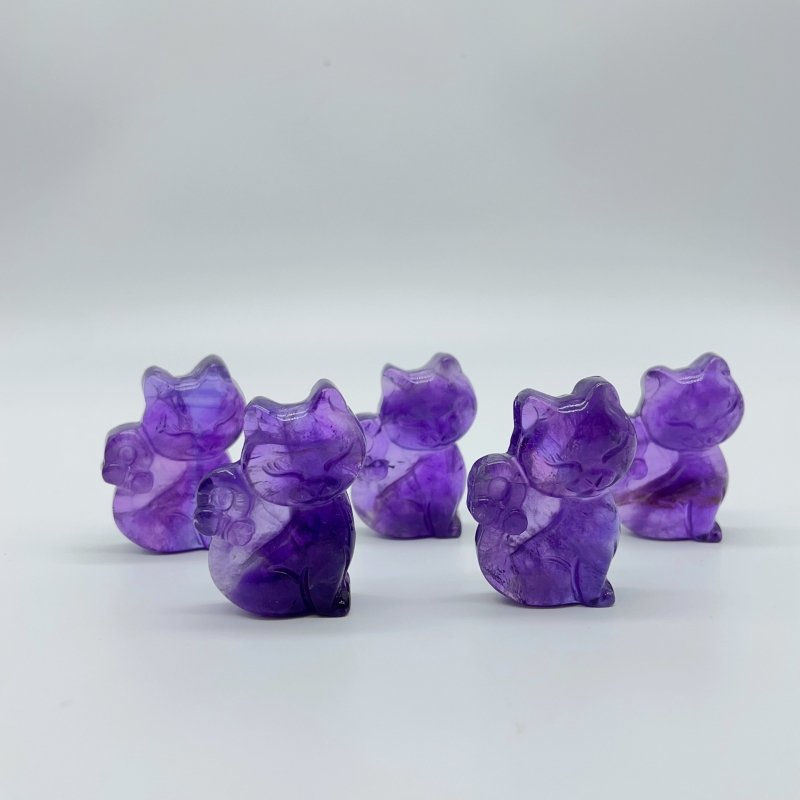 High Quality Amethyst Cat Carving Wholesale -Wholesale Crystals