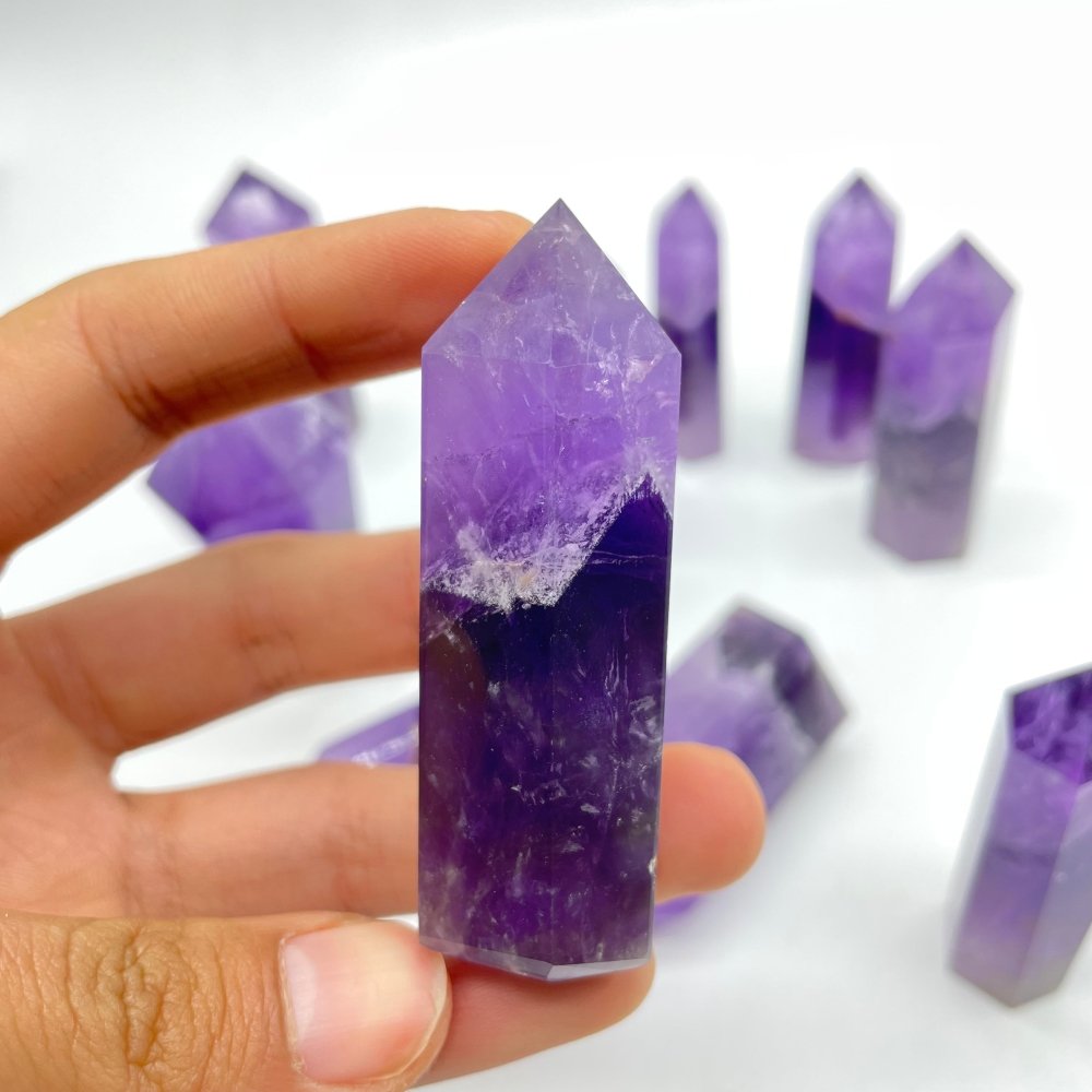 High Quality Amethyst Phantom Mountain Tower Points Wholesale -Wholesale Crystals