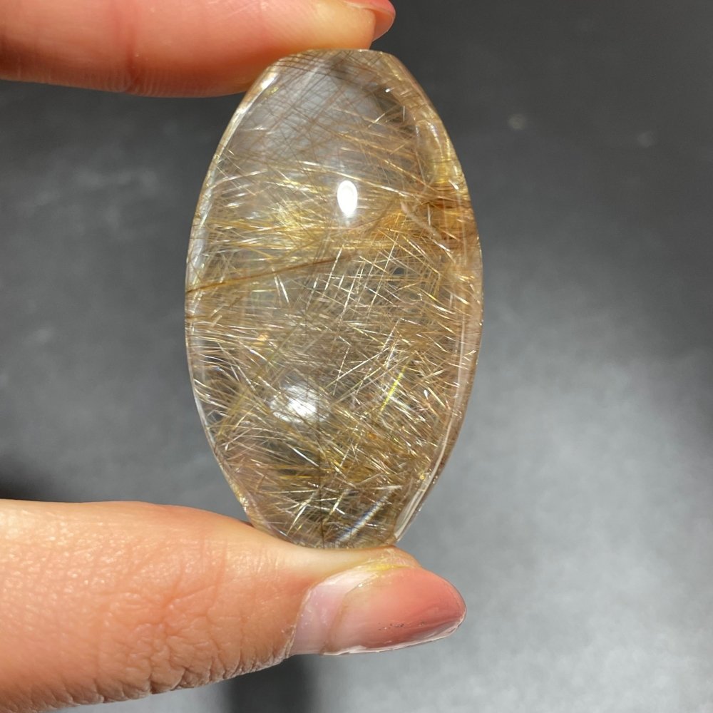 High Quality Barrel Shape Golden Rutile Quartz -Wholesale Crystals