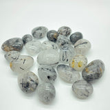 High Quality Black Tourmaline Mixed Quartz Tumbled Wholesale -Wholesale Crystals