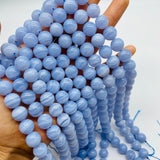High Quality Blue Lace Agate Bracelet Strand Beads Wholesale -Wholesale Crystals